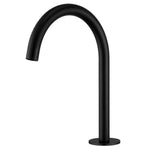 Matte black faucet spout with modern and durable design Aragón by Valaz