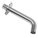 Caño de lavabo redondo empotrado 15 cm cromado para lavabo de Valaz