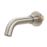 Round pipe 15cm brushed steel with 1/2 thread by Valaz