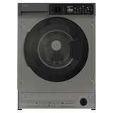 Lavadora Integrable Bolero DressCode 750 BI Inverter Inox 7kg 1200rpm 15 Programas Motor Inverter Plus SteamMax de Cecotec