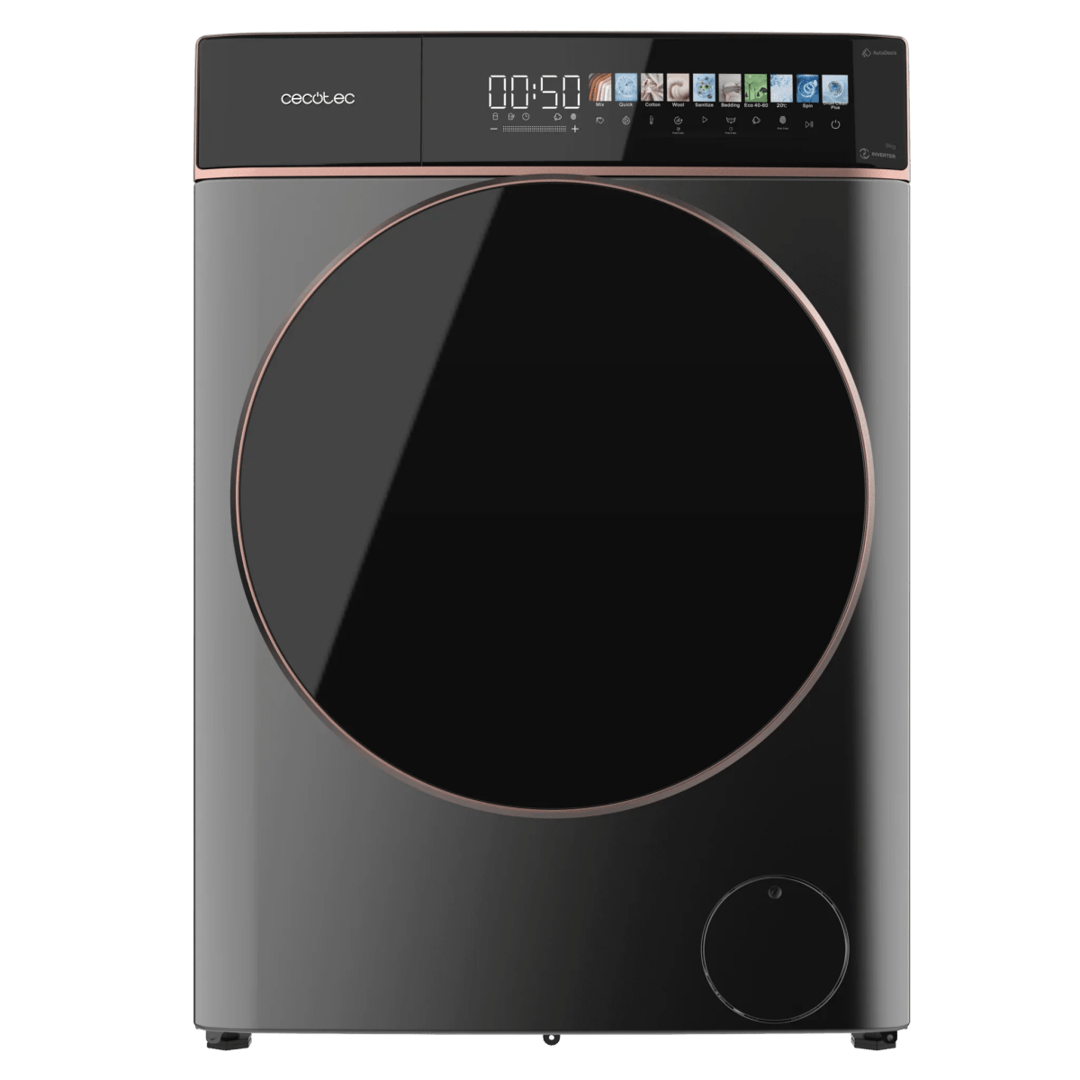 Bolero DressCode 9900 Washing Machine 9 kg Autodose FullColor Inverter 1400 rpm with 11 Programs and Advanced Technology by Cecotec