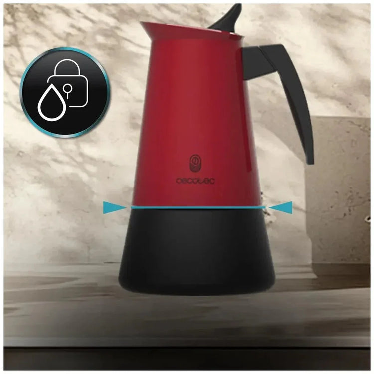 cecotec_00111_cafetera_italiana_piccolina_200_red:_elegancia_y_calidad_para_2_tazas_de_café_4