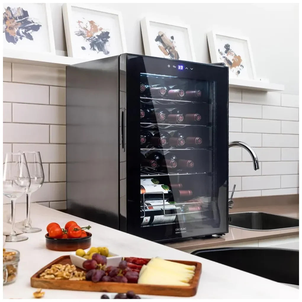 cecotec_00122_vinoteca_bolero_grandsommelier_2050:_20_botellas__compresor_silencioso_y_táctil_3