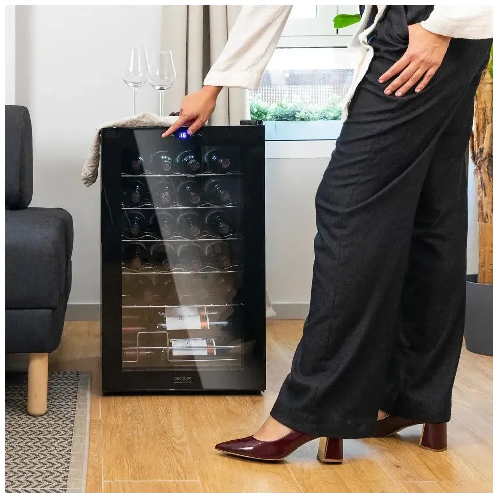 cecotec_00124_vinoteca_bolero_grandsommelier_2450_black:_elegancia_y_rendimiento_para_24_botellas_7