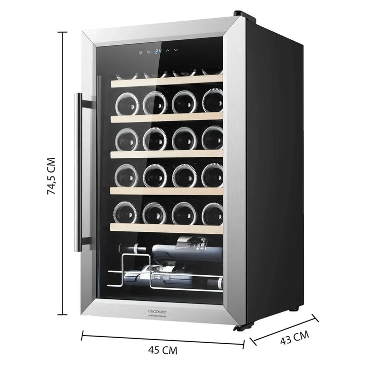 cecotec_00125_vinoteca_inoxidable_de_alto_rendimiento_para_24_botellas_con_control_táctil_2