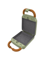 Sandwichera Retro Verde con Placas Intercambiables y Revestimiento Antiadherente de Cecotec