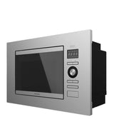 Microondas Encastrable 800W con Grill y 8 Funciones - Diseño Acero Inoxidable de Cecotec