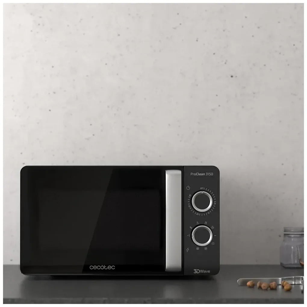 cecotec_01529_microondas_plateado_700w_con_grill__tecnología_3dwave_y_diseño_espejo_20l_2