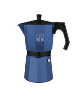 Cafetera Italiana Azul para 12 Tazas, Compatible con Todas las Cocinas de Cecotec