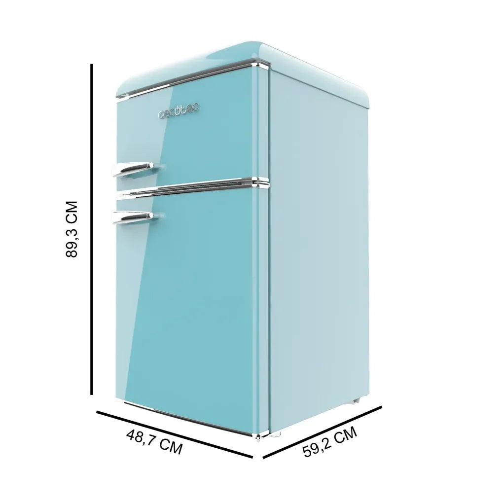 cecotec_01898_mini_frigorífico_retro_azul_86l_con_luz_led_y_diseño_vintage_eficiente_2