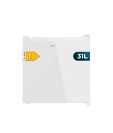 Mini Frigorífico Convertible Bolero 31L Dual White E con Ahorro Energético de Cecotec
