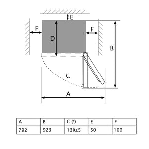 cecotec_02074_frigorífico_combi_compacto_205l_blanco_con_fast_cooling_y_puerta_reversible_2