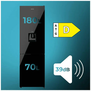 cecotec_02079_frigorífico_combi_negro_250l__inverter__no_frost__clase_d__dispensador_agua_3