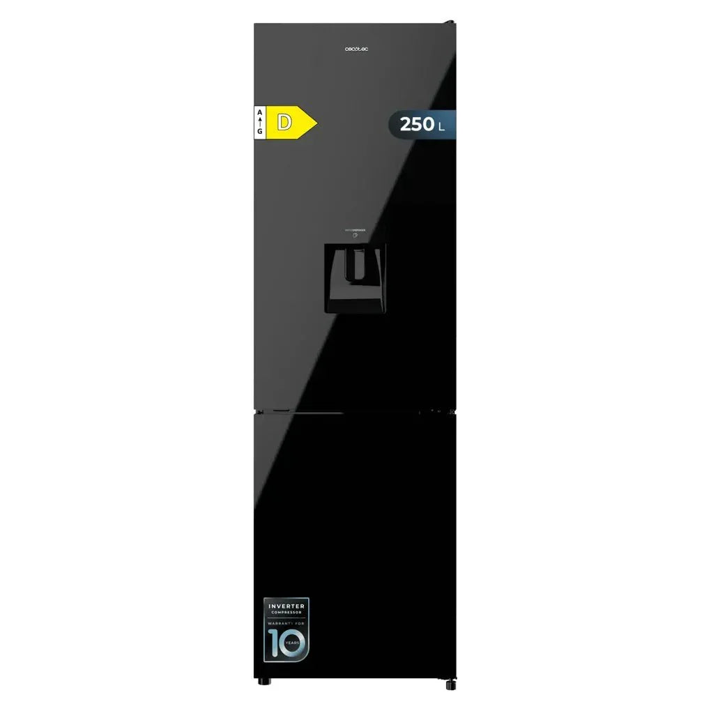 cecotec_02079_frigorífico_combi_negro_250l__inverter__no_frost__clase_d__dispensador_agua_5