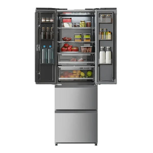 cecotec_02085_frigorífico_inox_400l_nofrost_con_diseño_4_puertas_y_compresor_inverter_eficiente_6