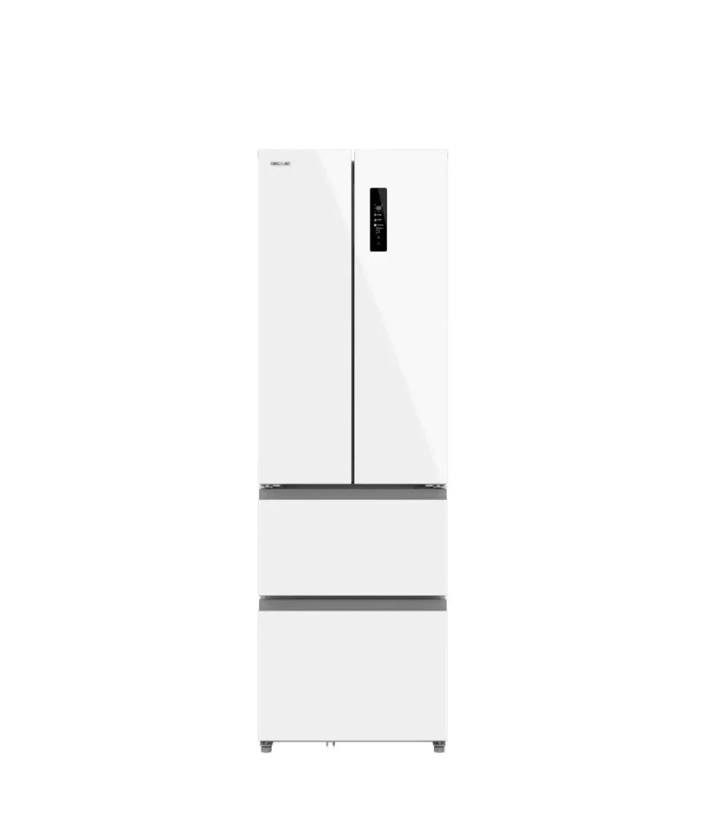 cecotec_02087_frigorífico_french_door_4_puertas__400l__nofrost__cristal_blanco__clase_e_0