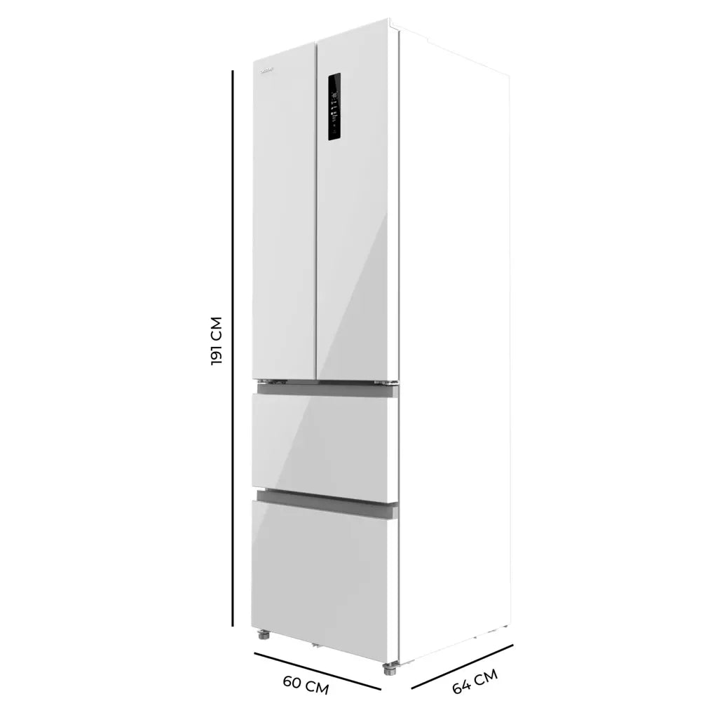 cecotec_02087_frigorífico_french_door_4_puertas__400l__nofrost__cristal_blanco__clase_e_1