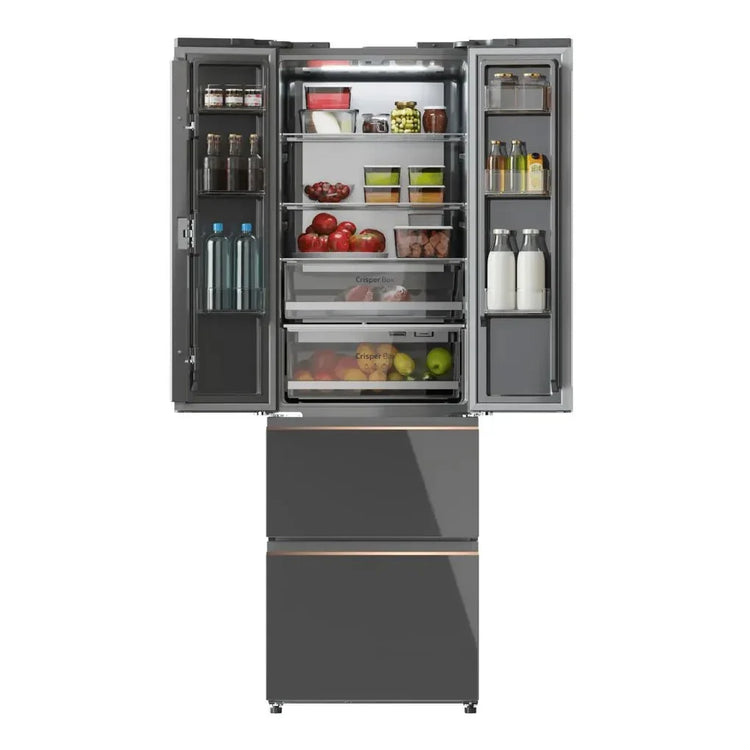 cecotec_02088_frigorífico_french_door_4_puertas__400l__nofrost__cristal_gris__eficiencia_e_6