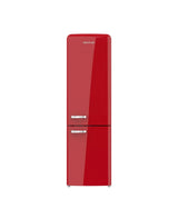 Frigorífico Combi Retro 250L No Frost, Clase E, Multi Air Flow, Fast Cooling de Cecotec