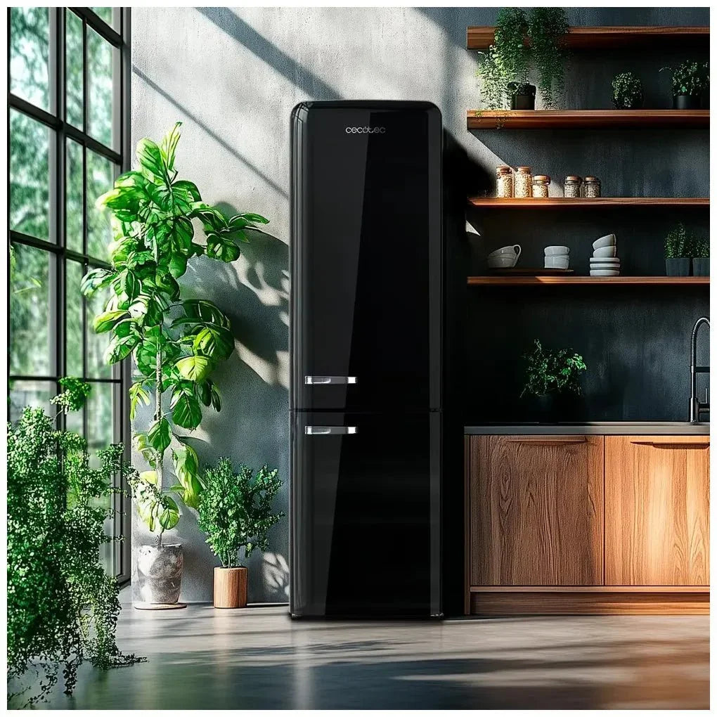 cecotec_02095_frigorífico_combi_retro_negro_250l_no_frost_con_multi_air_flow_y_fast_cooling_6