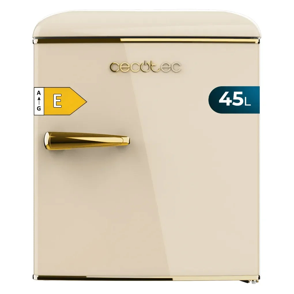 cecotec_02129_mini_frigorífico_retro_beige_45l_con_icebox_y_tirador_gold_rose__clase_e_1