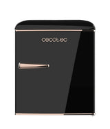 Mini Frigorífico Retro 45L Negro con Icebox y Eficiencia Energética Clase E de Cecotec