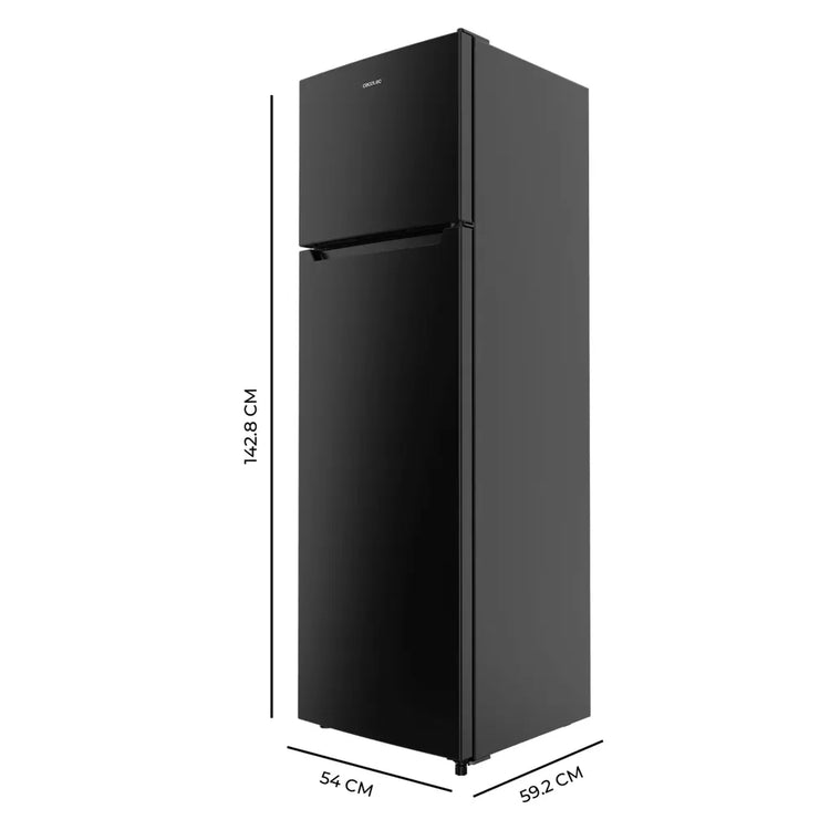cecotec_02134_frigorífico_negro_2_puertas_261l_con_defrost_y_fast_freezing__clase_e__puerta_reversible_1