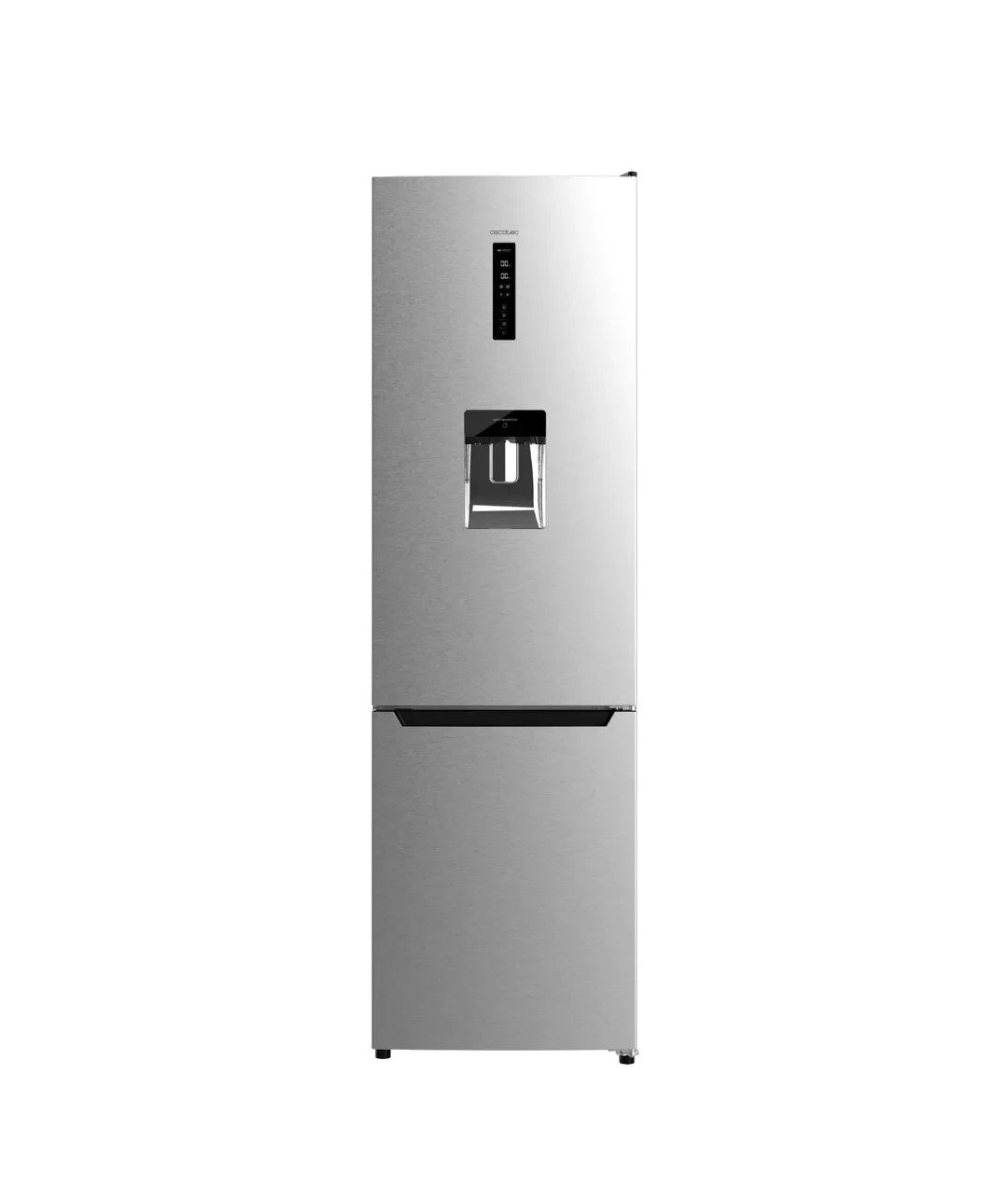 cecotec_02145_frigorífico_combi_inox_322l:_eficiencia__no_frost_y_dispensador_de_agua_0