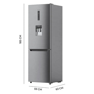 cecotec_02145_frigorífico_combi_inox_322l:_eficiencia__no_frost_y_dispensador_de_agua_1