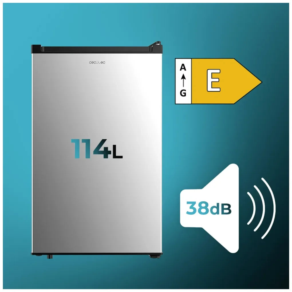 cecotec_02156_mini_frigorífico_inox_114l:_compacto__eficiente_y_con_luz_led_2