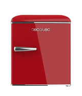 Mini Frigorífico Retro 45L Rojo con Icebox y Eficiencia Energética Clase E de Cecotec