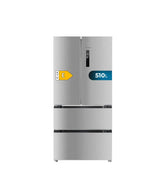 Frigorífico 4 Puertas Inox con Gran Capacidad y Eficiencia Energética de Cecotec