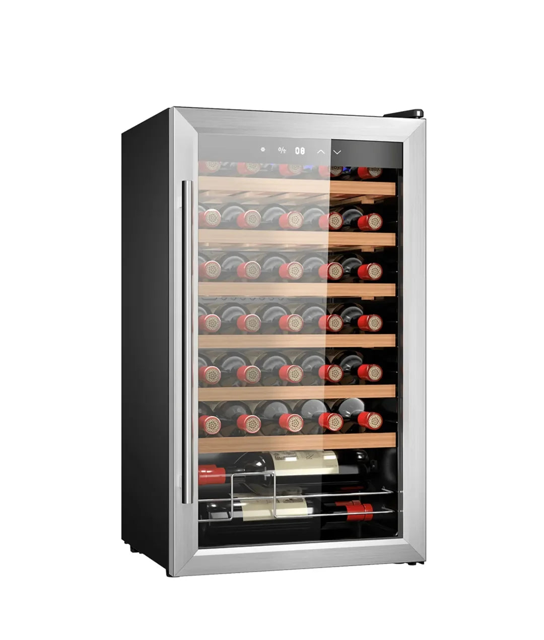 cecotec_02716_vinoteca_inox_de_34_botellas_con_compresor_y_control_táctil_silencioso_0