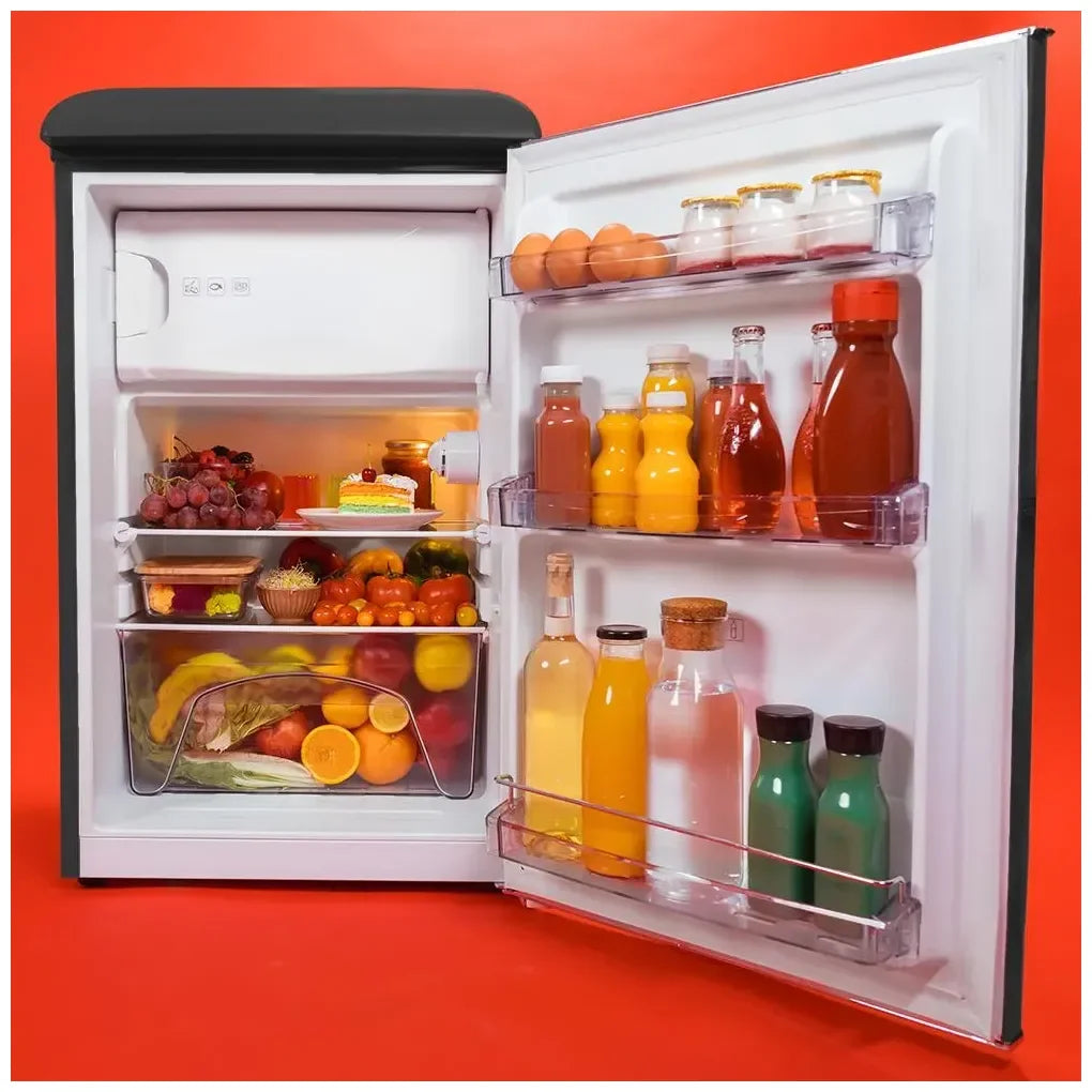 cecotec_02748_mini_frigorífico_retro_110l_negro_con_icebox_y_luz_interior__clase_e_5