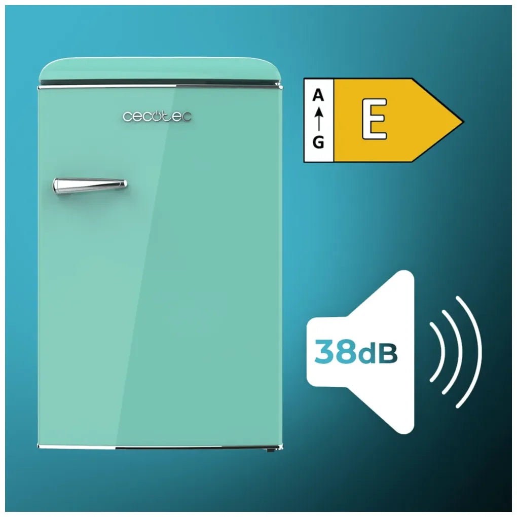 cecotec_02750_mini_frigorífico_retro_verde_110l_con_icebox_y_luz_interior__clase_e_eficiente_2