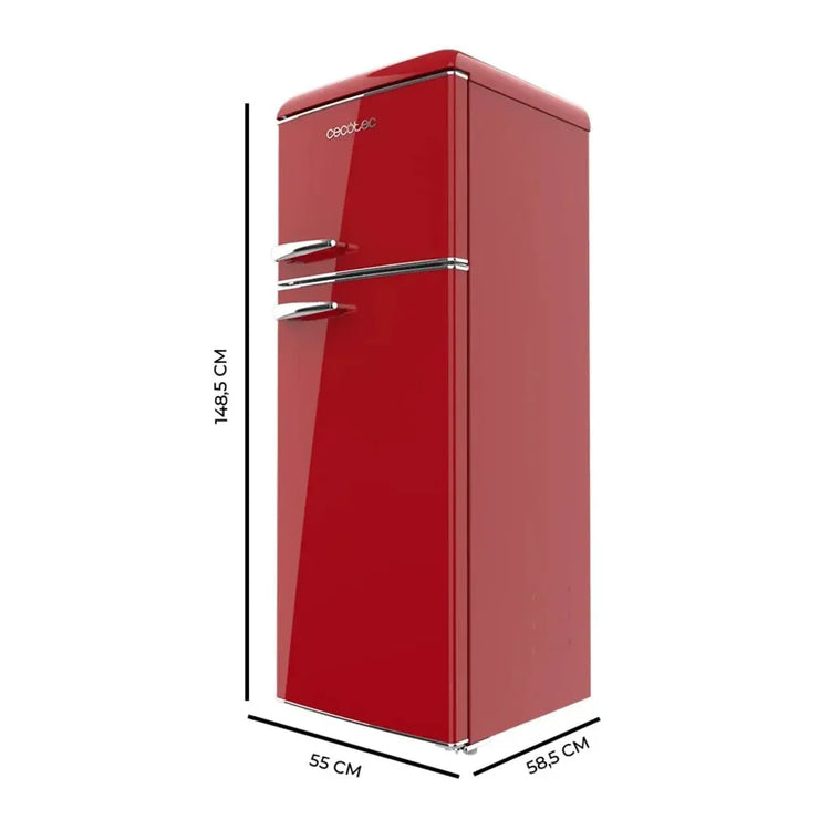cecotec_02751_frigorífico_retro_215l_rojo_con_luz__clase_e_y_control_de_temperatura_2