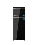 Frigorífico Retro 215L Negro: Estilo, Eficiencia y Funcionalidad Energética de Cecotec