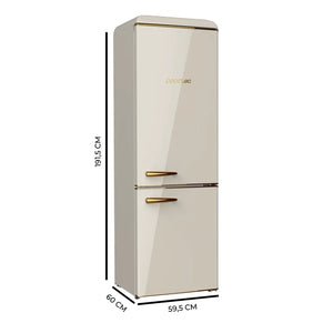 cecotec_02757_frigorífico_retro_300l_beige_e:_estilo__eficiencia_y_funcionalidad_avanzada_2