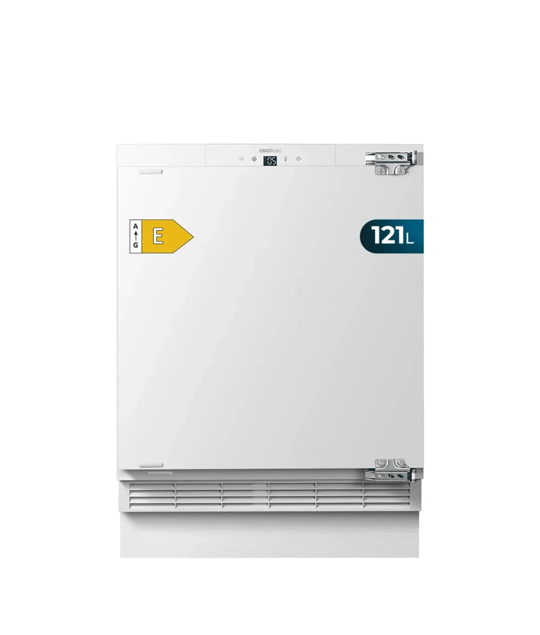 cecotec_02762_frigorífico_integrable_121l_clase_e_con_fast_freezing_y_puerta_reversible_0