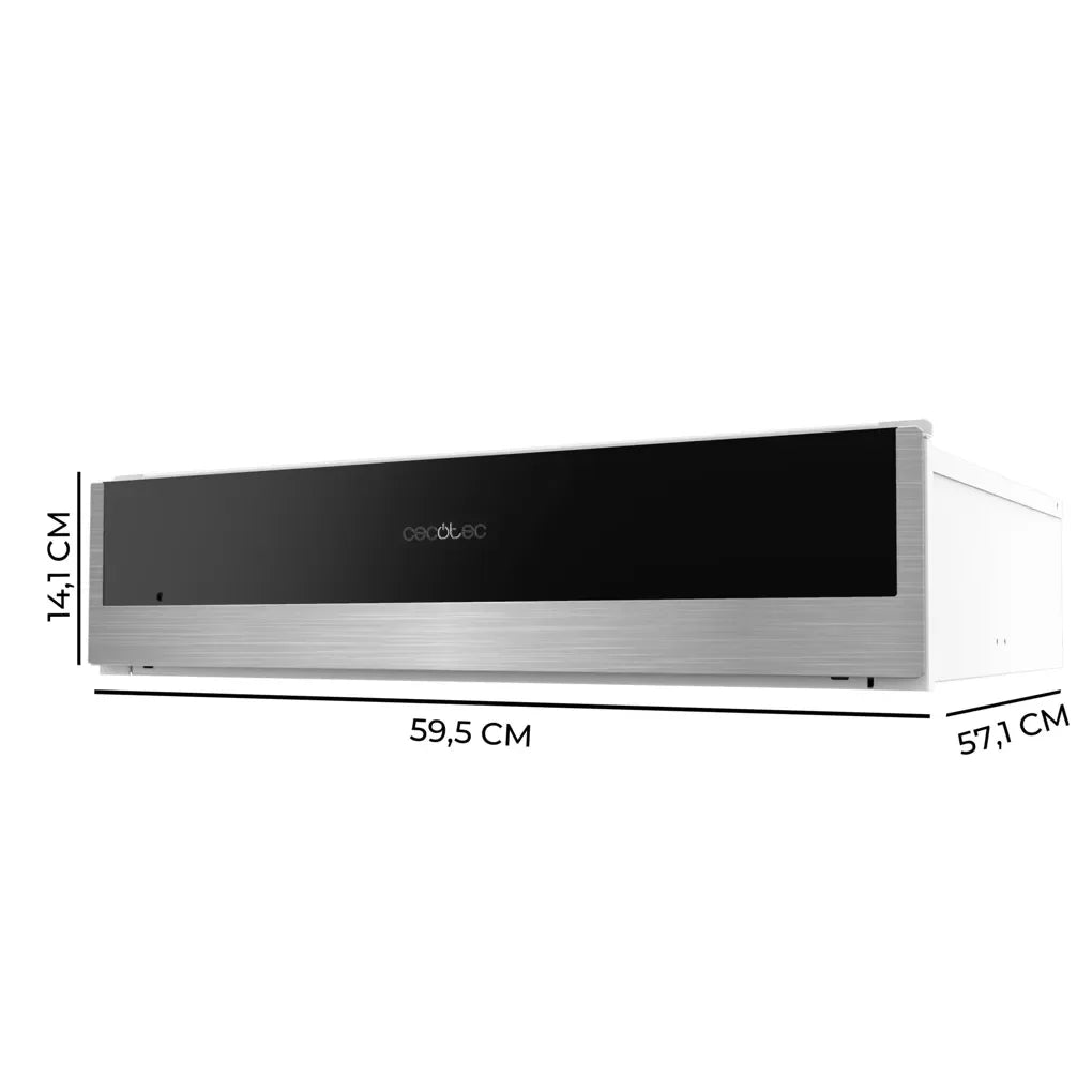 cecotec_02829_calientaplatos_integrable_60cm:_temperatura_ajustable_y_diseño_inoxidable_2