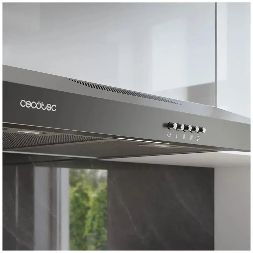 cecotec_02857_campana_extractora_negra_60cm:_diseño_moderno_y_potente_succión_220m3_h_6