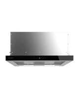 Campana Extractora 60cm, Cristal Negro, 550m3/h, A++, Control Táctil y Gestual de Cecotec