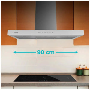 cecotec_02886_campana_extractora_90cm_cristal_blanco__succión_550m3_h__a++__control_táctil_y_gestual_5