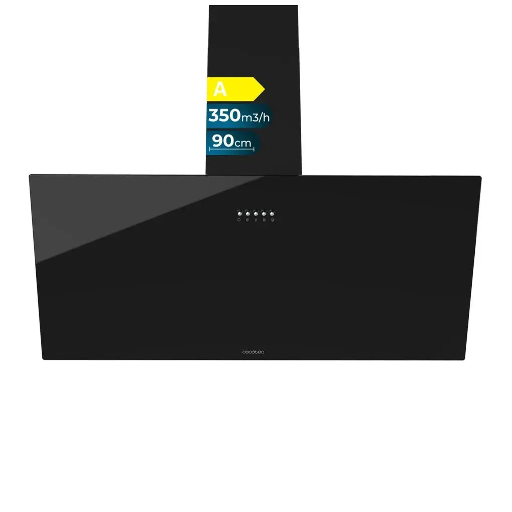 cecotec_02927_campana_extractora_90cm_vidrio_negro__succión_650m3_h__clase_a__3_niveles_potencia_1