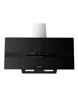 Campana Extractora 90cm Vidrio Negro Mate, Succión 800m3/h, A++ y Control Gestual de Cecotec