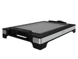 Plancha Eléctrica 2000W Inoxidable con Placa RockStone y Termostato Ajustable de Cecotec
