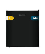 Mini Frigorífico negro 46L acero inoxidable eficiencia energética Clase E Cecotec