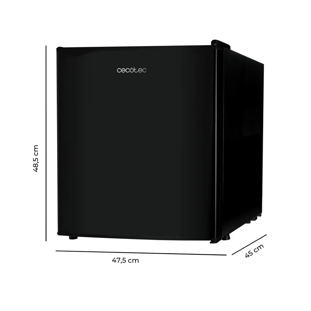 cecotec_03618_mini_frigorífico_negro_46l__acero_inoxidable__eficiencia_energética_clase_e_1