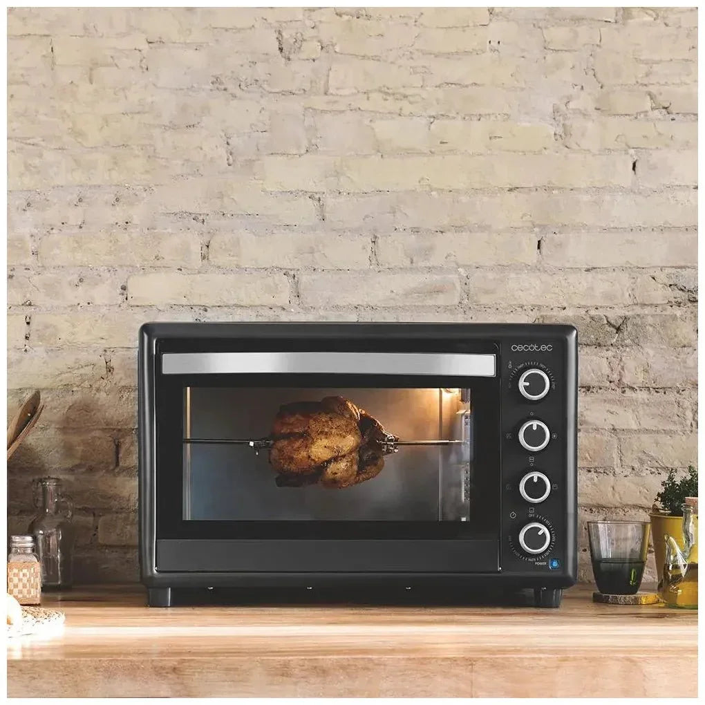 cecotec_03820_horno_eléctrico_46l_con_rustidor_giratorio_y_12_funciones_de_cocción_eficiente_7