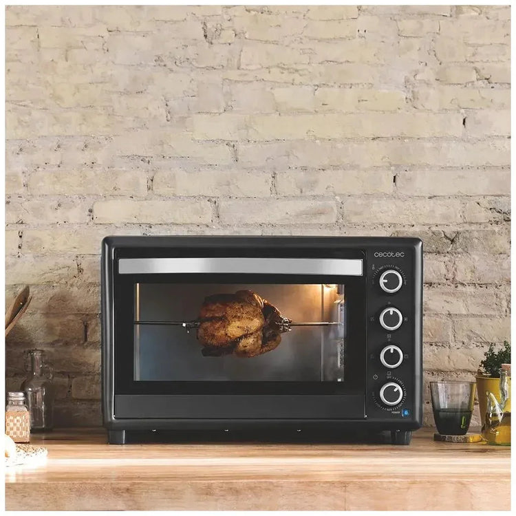 cecotec_03820_horno_eléctrico_46l_con_rustidor_giratorio_y_12_funciones_de_cocción_eficiente_7